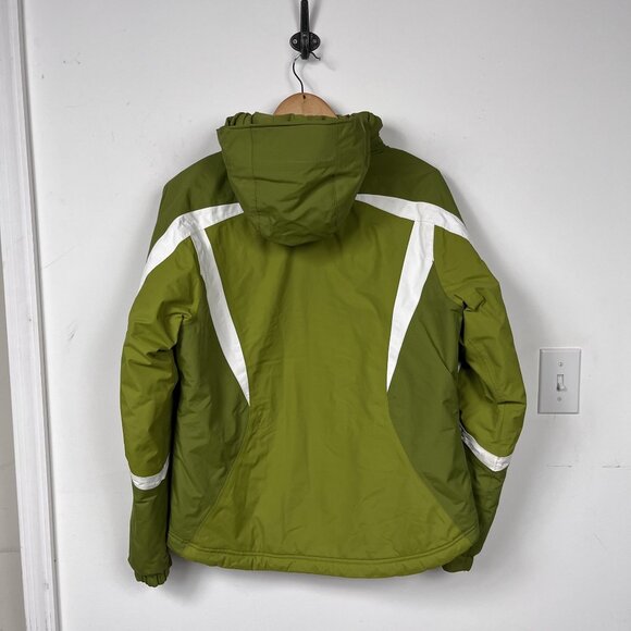 L.L. Bean Parka Jacket Unisex Small Hooded Green Outdoors Nylon - Picture 8 of 9